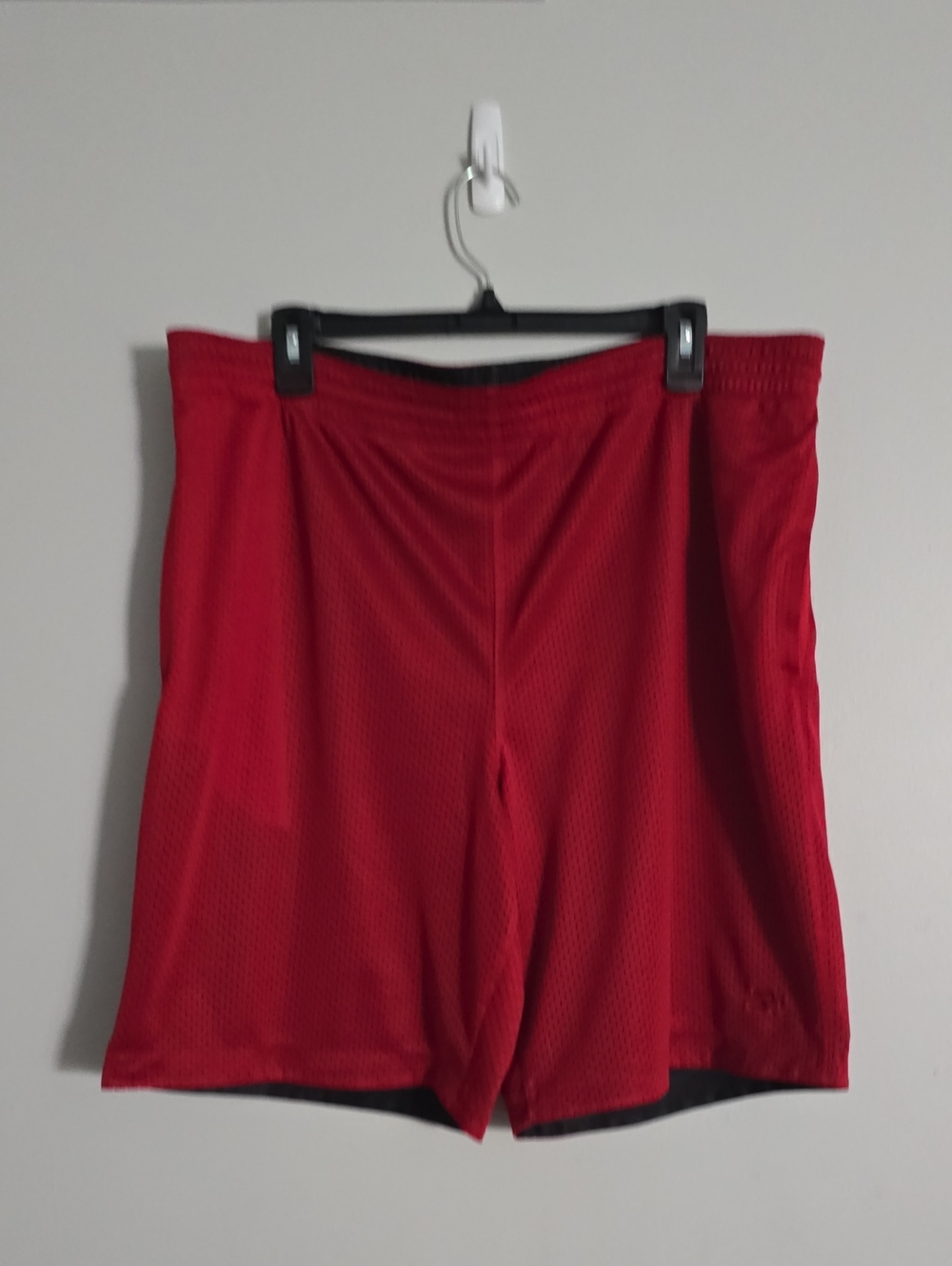 STARTER Red Men's Athletic Mesh Shorts